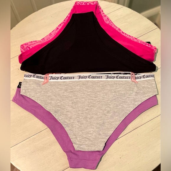New Juicy Couture Plus Size Women’s 5pack Panties Multicolor NWT Size: Large / L - Picture 2 of 6